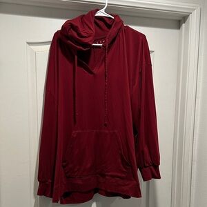 Women's Burgundy Hoodie
